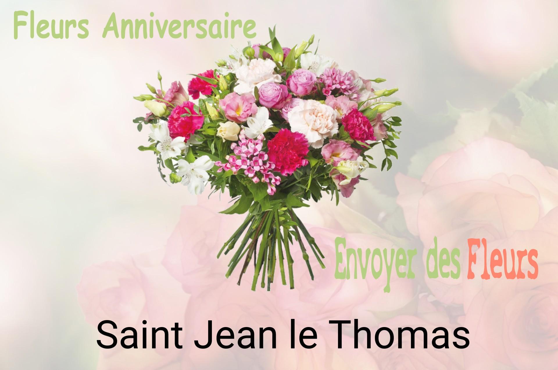 Bouquet de fleurs d’anniversaire livré à Saint-Jean-le-Thomas
