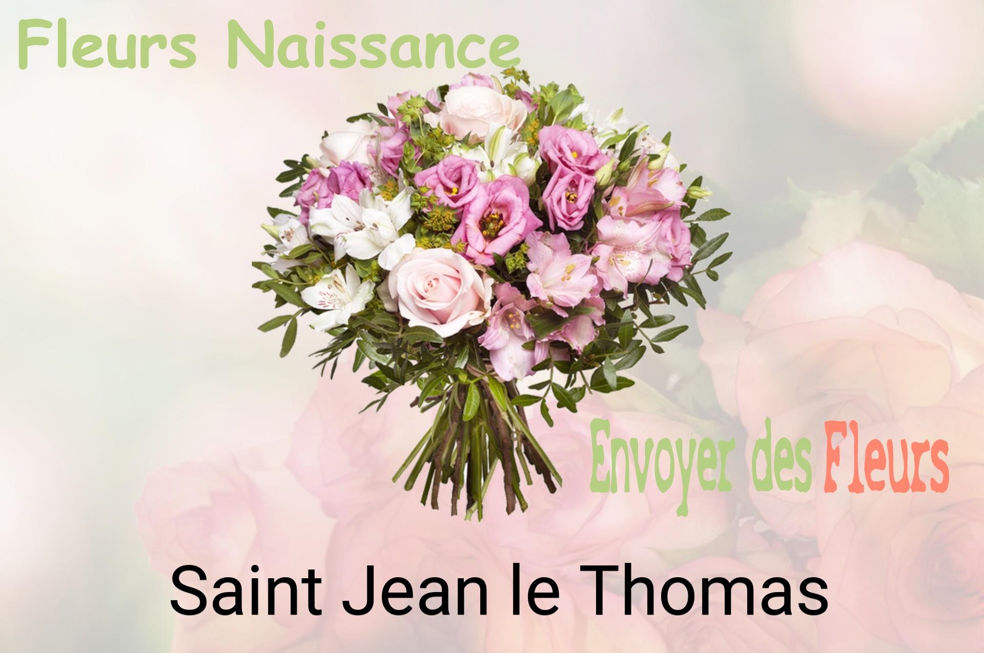 Bouquet de fleurs de naissance livré à Saint-Jean-le-Thomas