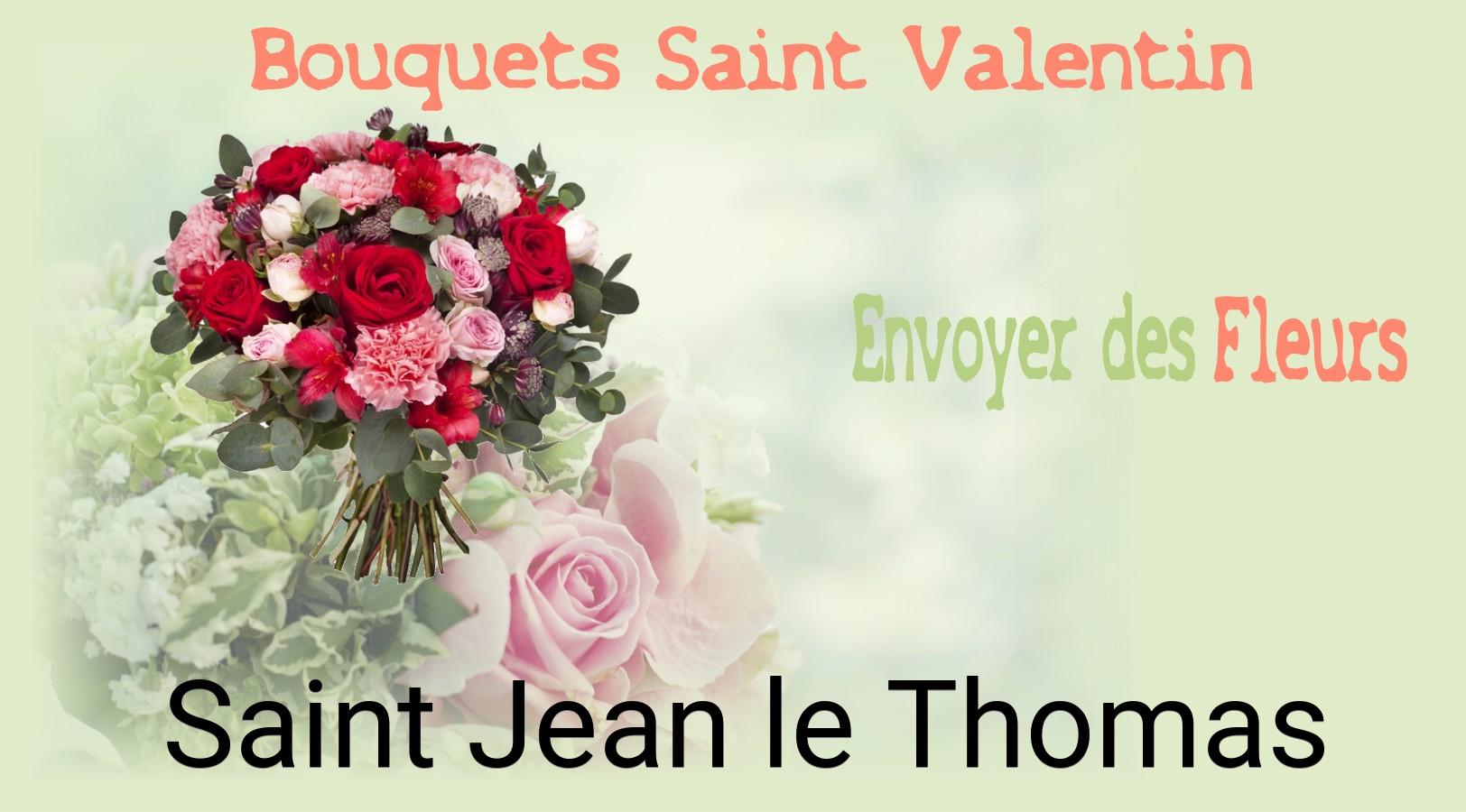 Roses de Saint-Valentin livrées à Saint-Jean-le-Thomas